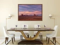 Example of a fine art print hanging on a wall and created by Ama