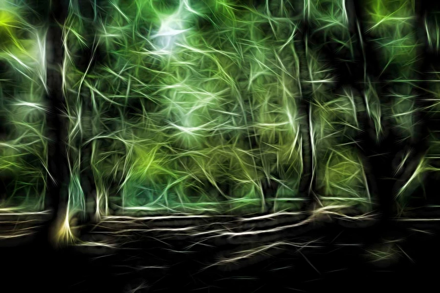 02 arbres sous bois style fusion
