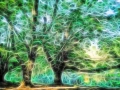 03 arbres sous bois style fusion