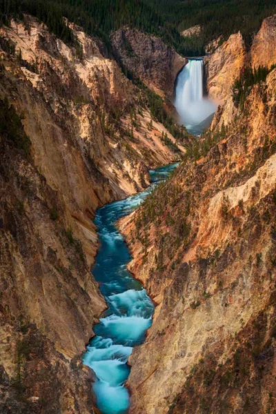 09 paysage du yellowstone en couleur