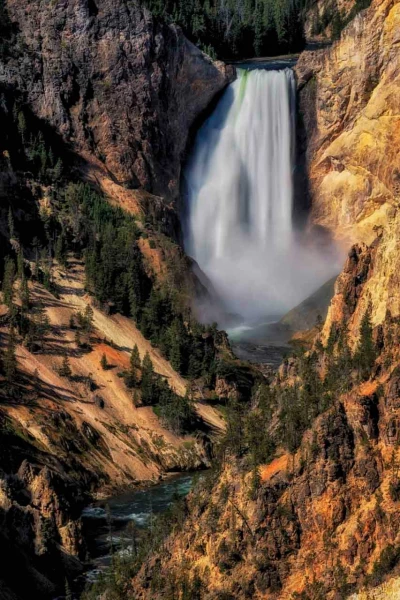 11 paysage du yellowstone en couleur