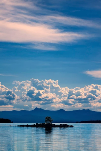 22 paysage du yellowstone en couleur