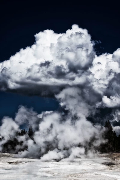 25 paysage du yellowstone en couleur
