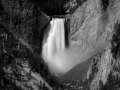 01 paysage du yellowstone en noir et blanc