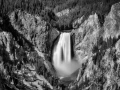 09 paysage du yellowstone en noir et blanc