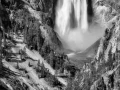 10 paysage du yellowstone en noir et blanc