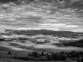 13 paysage du yellowstone en noir et blanc