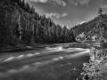 15 paysage du yellowstone en noir et blanc