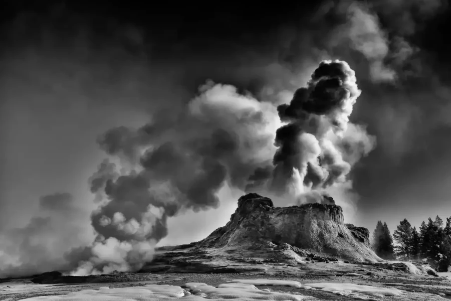 0044 paysage etats unis noir et blanc