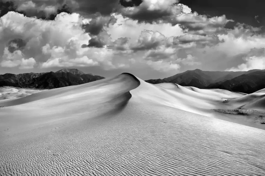 0048 paysage etats unis noir et blanc