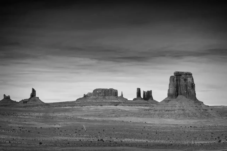 0066 paysage etats unis noir et blanc