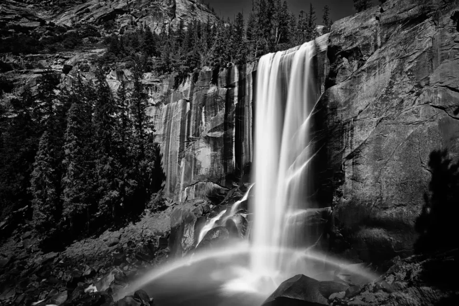 0072 paysage etats unis noir et blanc