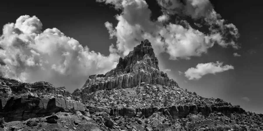 0082 paysage etats unis noir et blanc