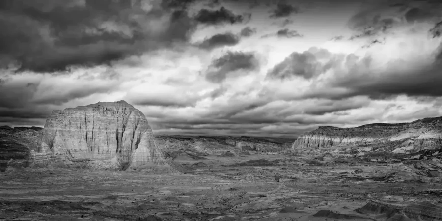 0089 paysage etats unis noir et blanc