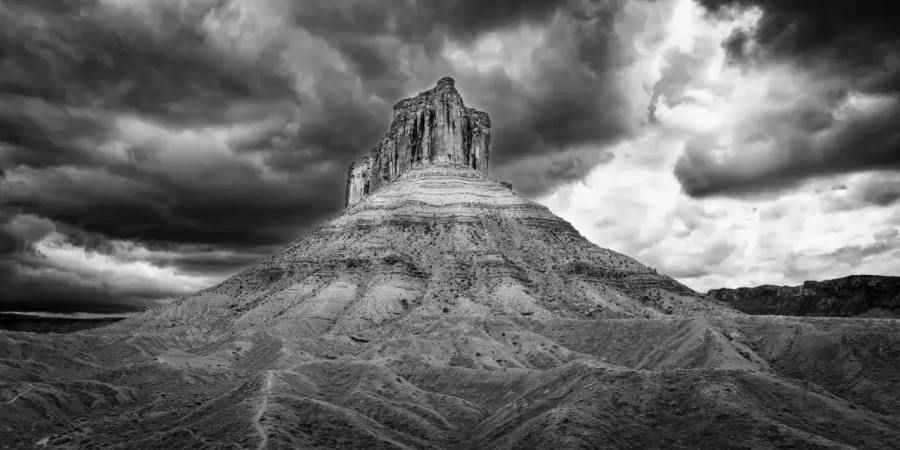 0095 paysage etats unis noir et blanc