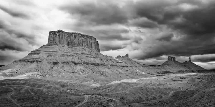 0096 paysage etats unis noir et blanc