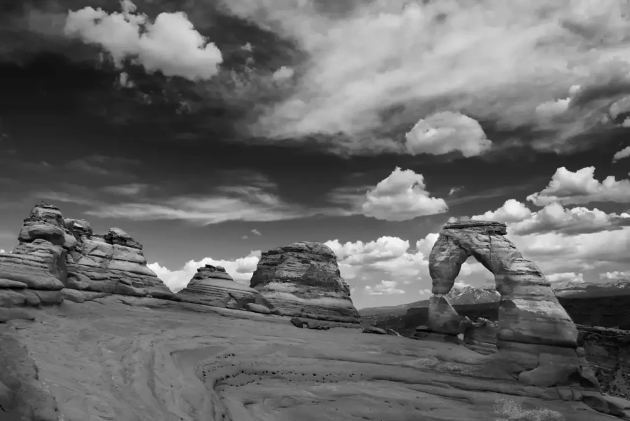0100 paysage etats unis noir et blanc