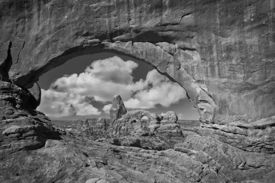0102 paysage etats unis noir et blanc