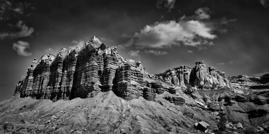0105 paysage etats unis noir et blanc