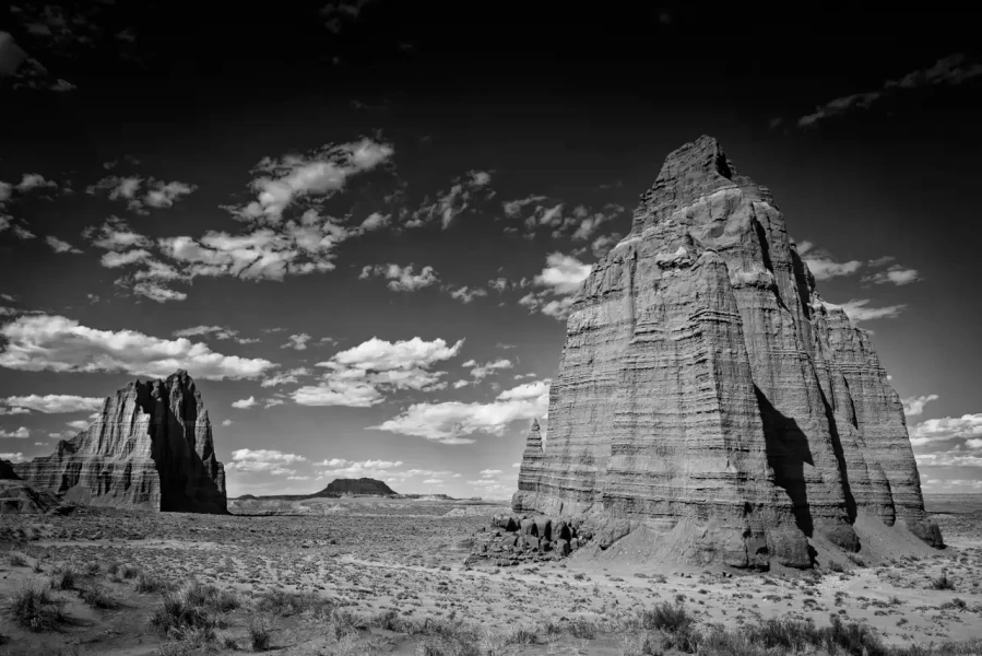 0106 paysage etats unis noir et blanc