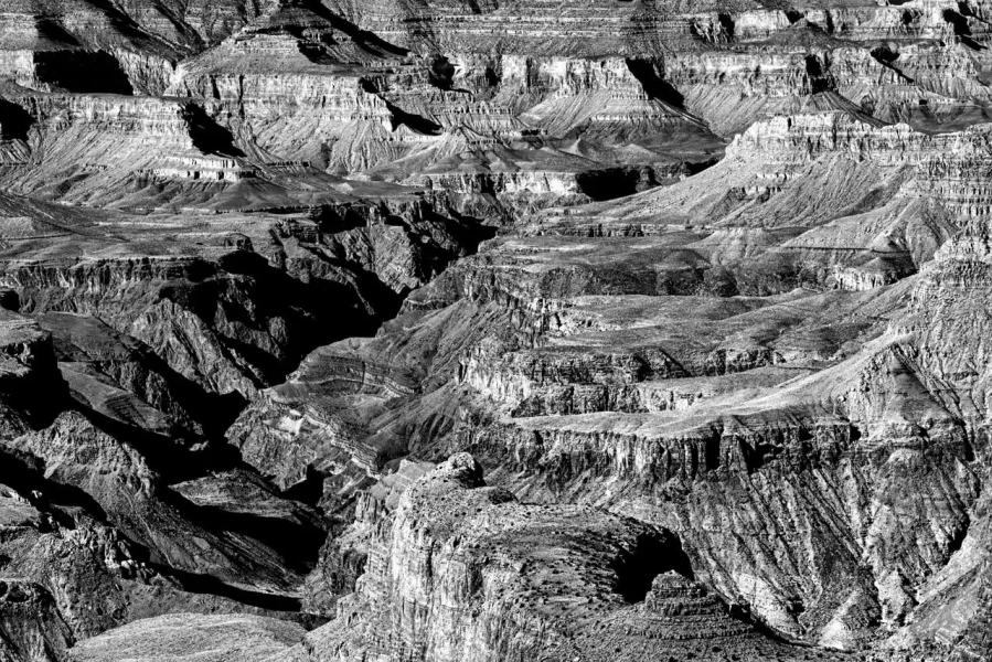 0124 paysage etats unis noir et blanc