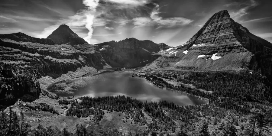 0146 paysage etats unis noir et blanc