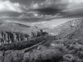 0158 paysage etats unis noir et blanc