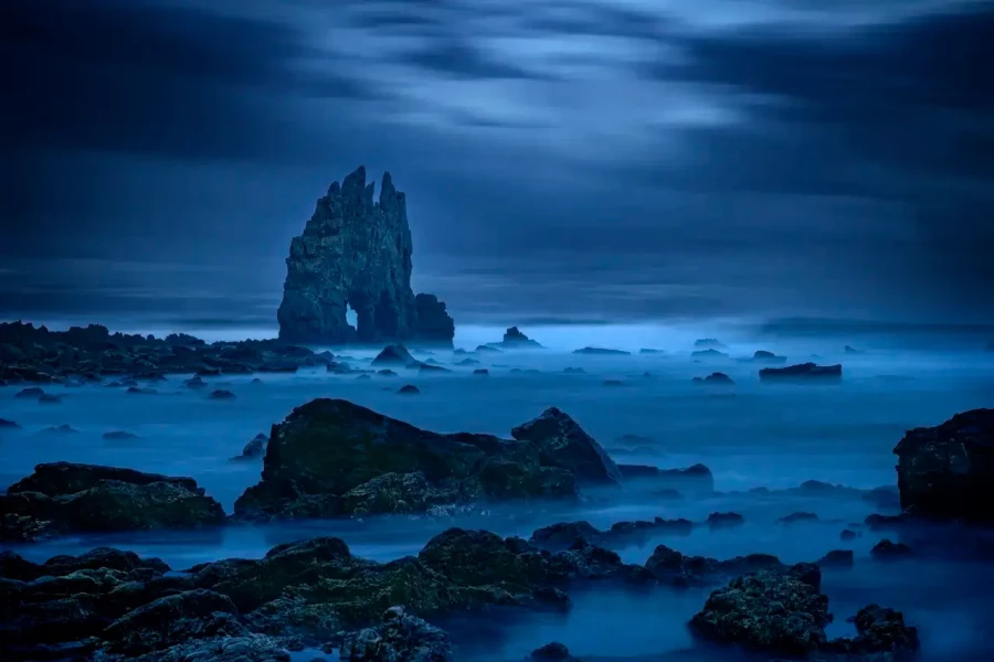 Paysage c&ocirc;tier des Asturies en Espagne.