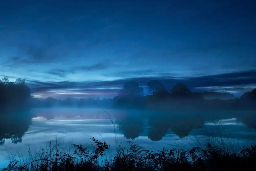 Paysage de la Haute-Saintonge en Charente-Maritime, France en couleur