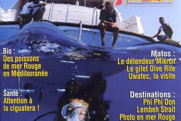 Article paru dans le magazine Plongée Magazine. Il relate le déroulement de nos stages photo sous-marine.