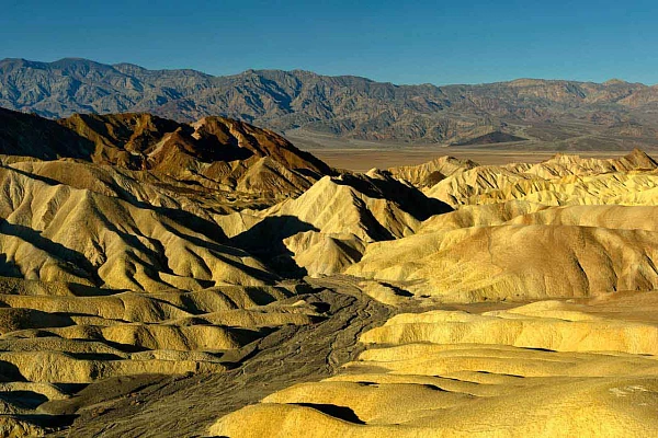 Paysage de la Vallée de la Mort en Californie.