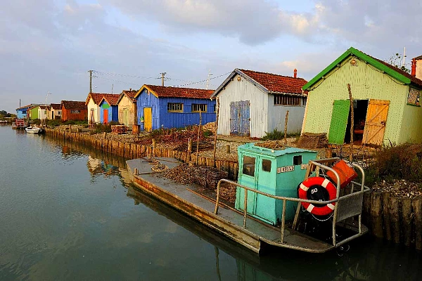 Paysage de la côte de la Charente-Maritime.