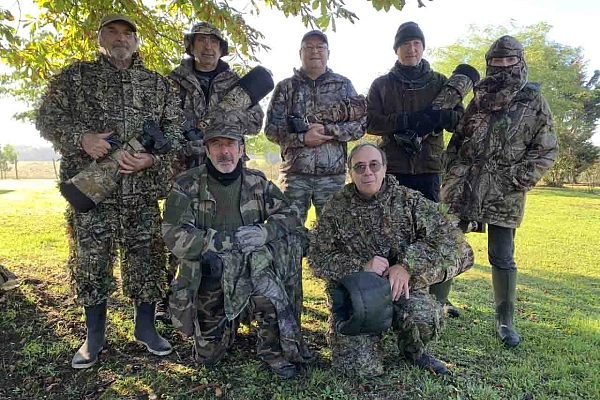 Les participants au stage de photo animalière brame du cerf du 30 septembre 2024 en Charente-Maritime.