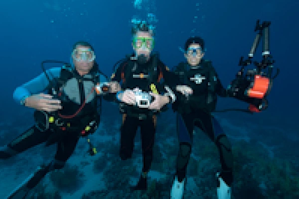 Les participants au safari de découverte de la photo sous-marine