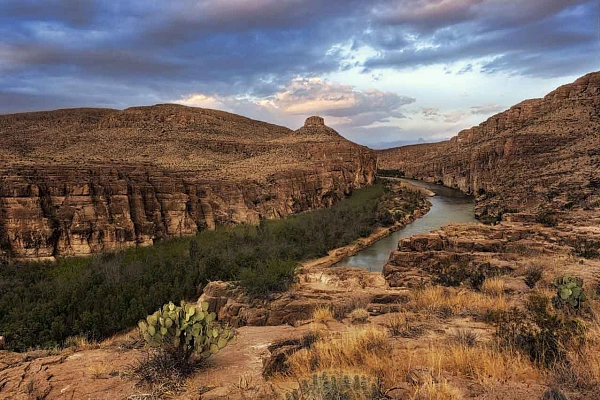 Le Rio Grande à Big Bend dans le sud du Texas.