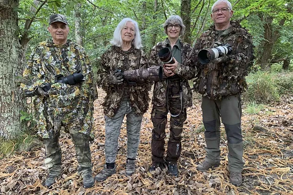 Les participants au stage de photo animalière faons du 23 juin 2025 en Charente-Maritime.
