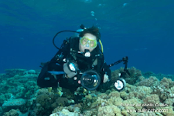 Nicole pendant le safari à Marsa Shagra