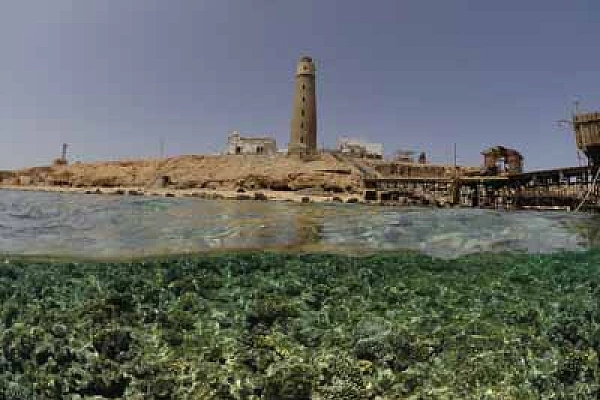 Les îles Brothers en Mer Rouge au large des côtes de l'Egypte. Photographies par Amar Guillen.