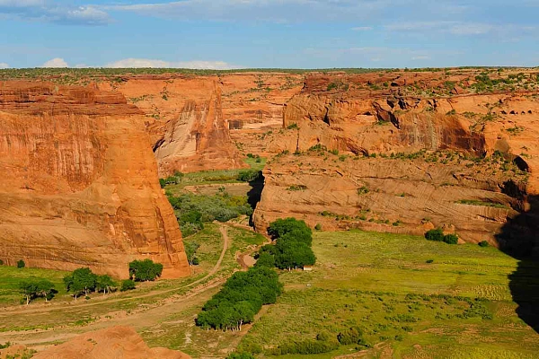 Paysage du Canyon de Chelly dans l'Arizona.