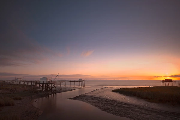 Pour composer cette photo de paysage, nous avons longtemps chercher le meilleur point de vue pour arranger tous les éléments.