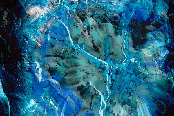 Photographie abstraite réalisée dans Petrified Forest à partir d'une scène naturelle. Photographie par Amar Guillen, artiste photographe.